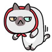 A timid cat, Oddi sticker #8285407