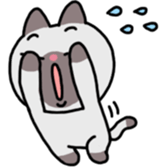 A timid cat, Oddi sticker #8285408