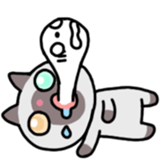 A timid cat, Oddi sticker #8285409