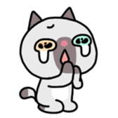 A timid cat, Oddi sticker #8285411