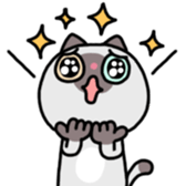 A timid cat, Oddi sticker #8285421