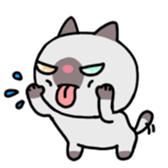 A timid cat, Oddi sticker #8285426