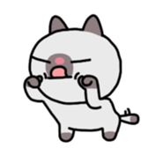 A timid cat, Oddi sticker #8285427