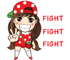 Strawberry Cute Girl (Fruit Ver.01) sticker #8285517