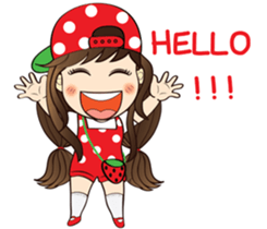 Strawberry Cute Girl (Fruit Ver.01) sticker #8285518