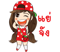 Strawberry Cute Girl (Fruit Ver.01) sticker #8285523
