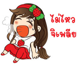 Strawberry Cute Girl (Fruit Ver.01) sticker #8285529