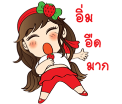 Strawberry Cute Girl (Fruit Ver.01) sticker #8285530