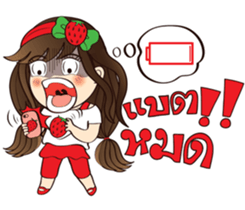 Strawberry Cute Girl (Fruit Ver.01) sticker #8285533
