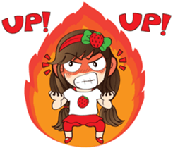 Strawberry Cute Girl (Fruit Ver.01) sticker #8285535
