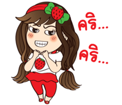 Strawberry Cute Girl (Fruit Ver.01) sticker #8285538