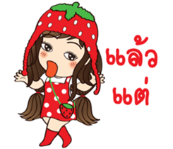 Strawberry Cute Girl (Fruit Ver.01) sticker #8285544