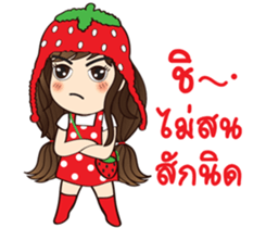 Strawberry Cute Girl (Fruit Ver.01) sticker #8285547