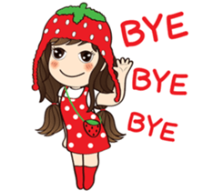 Strawberry Cute Girl (Fruit Ver.01) sticker #8285548