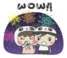 Missy Pandy and her Honey Panda sticker #8285771