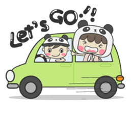 Missy Pandy and her Honey Panda sticker #8285777