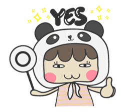 Missy Pandy and her Honey Panda sticker #8285779
