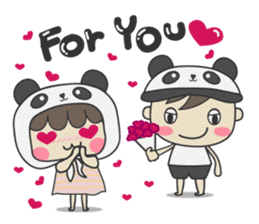Missy Pandy and her Honey Panda sticker #8285782