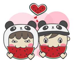 Missy Pandy and her Honey Panda sticker #8285795