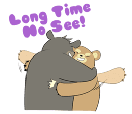 Kuma & Friends by Kaoru sticker #8285861