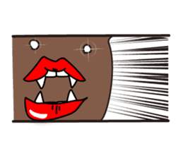 Lips ghost (provisional) sticker #8286109