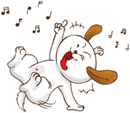 Bone The Energetically Dog sticker #8286189