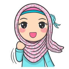 Flower Hijab  3 by Imran Ramadhan sticker  7583838