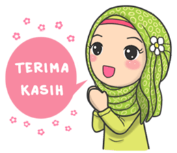 Flower Hijab  Daily Talk by Imran Ramadhan sticker  8286545