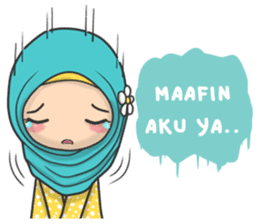 Flower Hijab : Daily Talk sticker #8286538