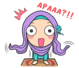 Flower Hijab : Daily Talk sticker #8286549