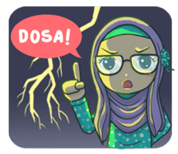 Flower Hijab : Daily Talk sticker #8286550