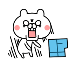 Reaction bear! sticker #8287337