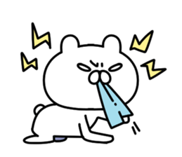 Reaction bear! sticker #8287339