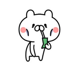 Reaction bear! sticker #8287355