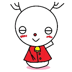 The reindeer which is a snowman