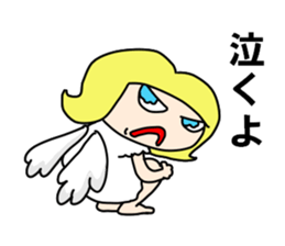 Cheeky angel 1 sticker #8288556