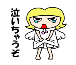 Cheeky angel 1 sticker #8288557