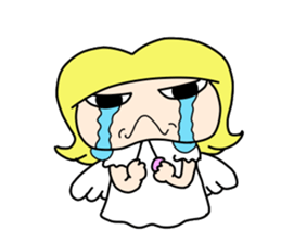 Cheeky angel 1 sticker #8288559