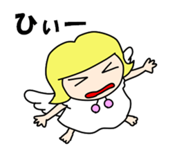 Cheeky angel 1 sticker #8288560