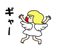 Cheeky angel 1 sticker #8288561