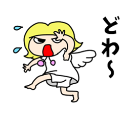 Cheeky angel 1 sticker #8288562