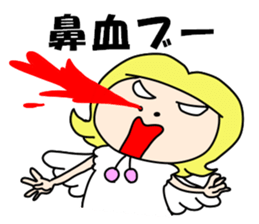 Cheeky angel 1 sticker #8288563