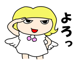 Cheeky angel 1 sticker #8288572