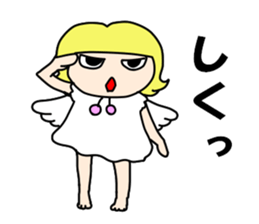 Cheeky angel 1 sticker #8288573