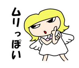 Cheeky angel 1 sticker #8288576