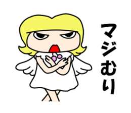 Cheeky angel 1 sticker #8288577