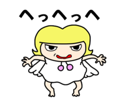 Cheeky angel 1 sticker #8288581