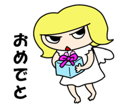 Cheeky angel 1 sticker #8288585