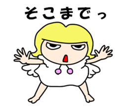 Cheeky angel 1 sticker #8288589