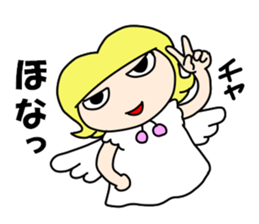 Cheeky angel 1 sticker #8288591